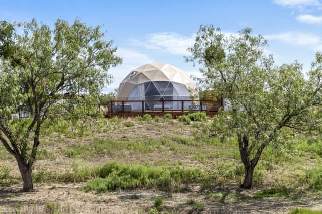 Dome surrounded by Texas trees