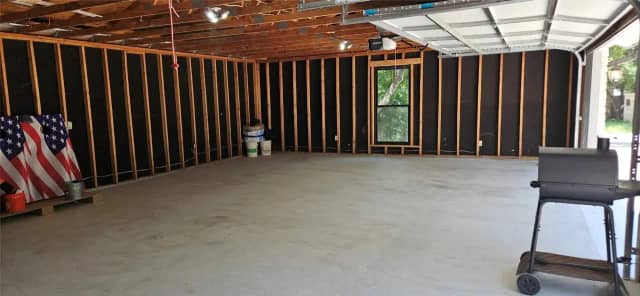 Large garage space